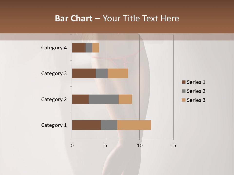 Cute Breasts Seduction PowerPoint Template