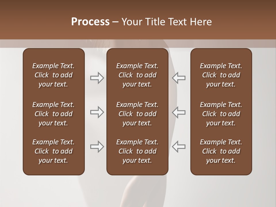 Cute Breasts Seduction PowerPoint Template