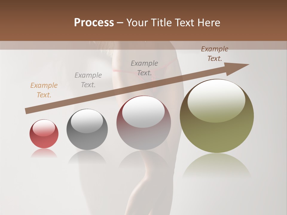 Cute Breasts Seduction PowerPoint Template