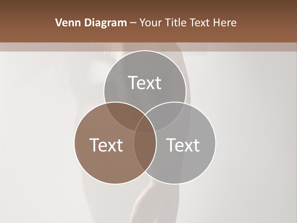 Cute Breasts Seduction PowerPoint Template