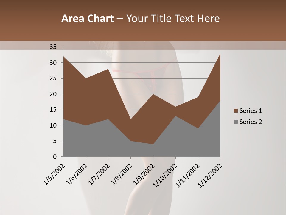 Cute Breasts Seduction PowerPoint Template