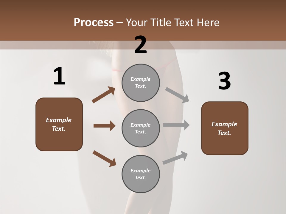 Cute Breasts Seduction PowerPoint Template