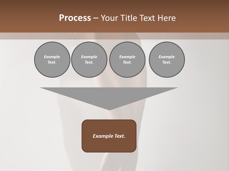 Cute Breasts Seduction PowerPoint Template