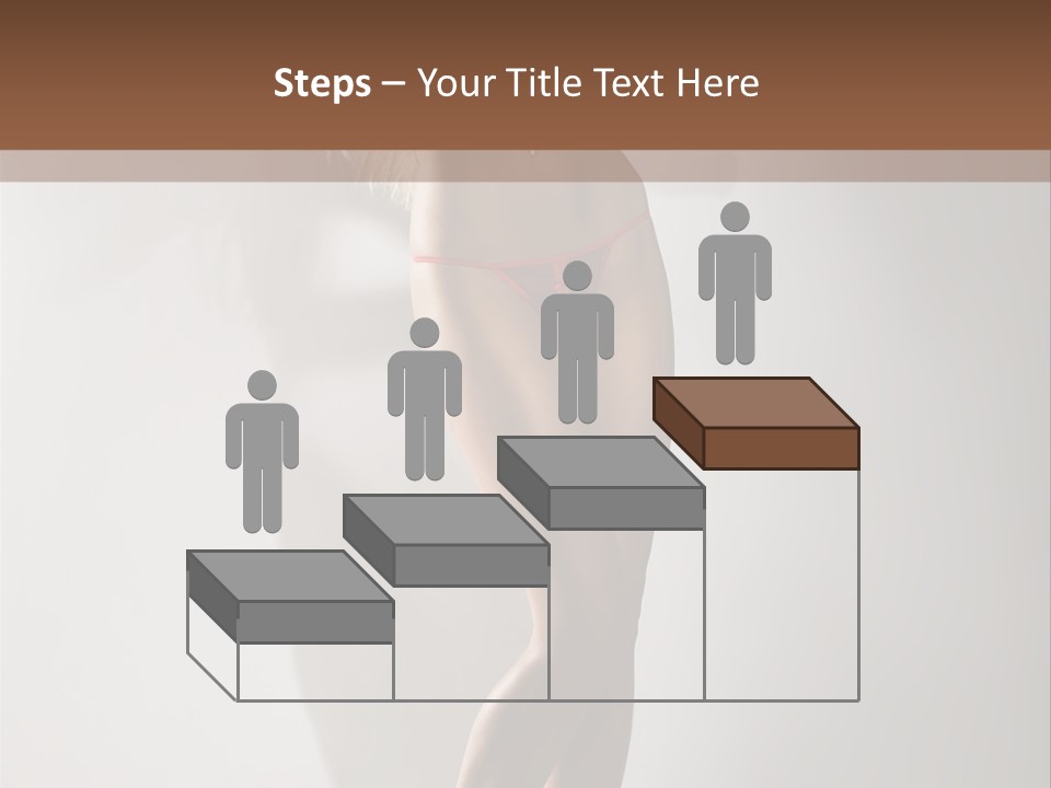 Cute Breasts Seduction PowerPoint Template