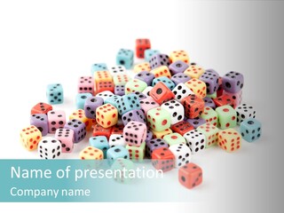 Betting Chip Rolling PowerPoint Template