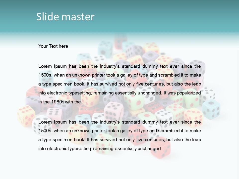 Betting Chip Rolling PowerPoint Template