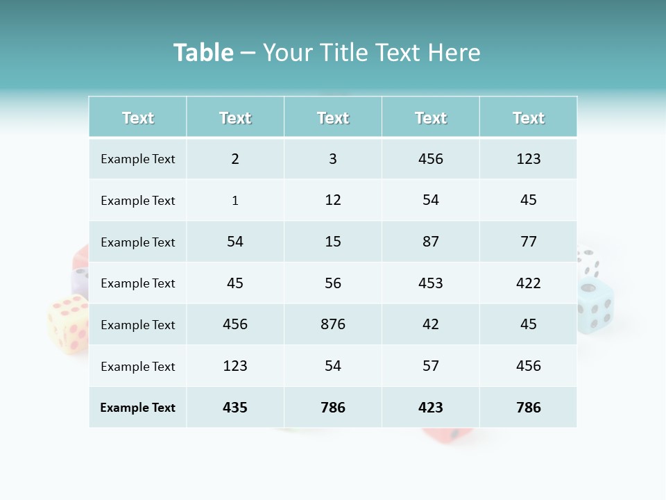 Betting Chip Rolling PowerPoint Template