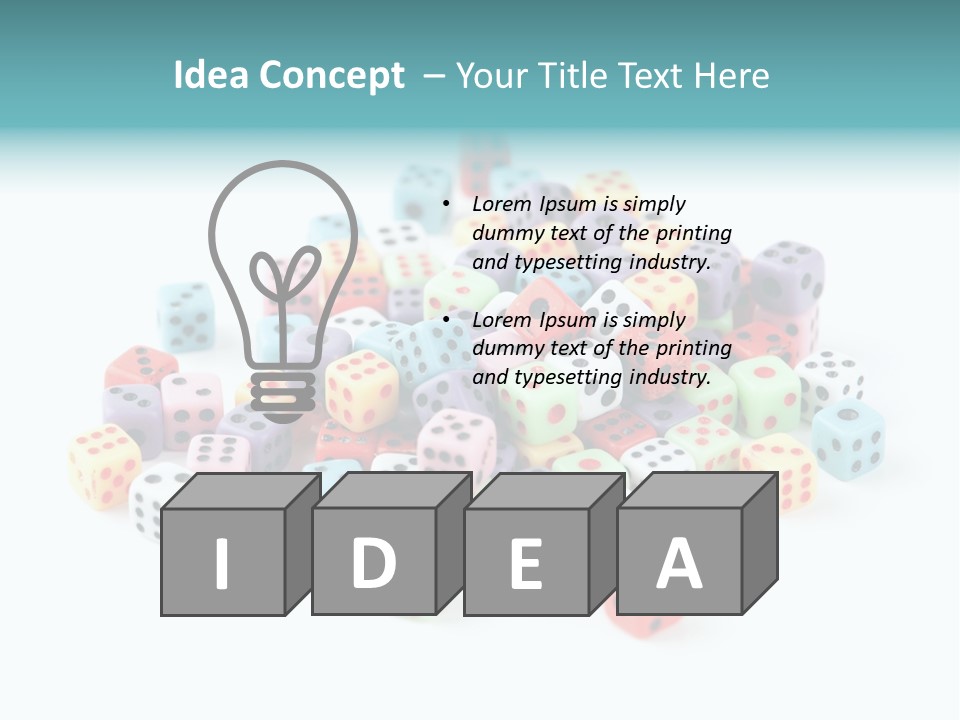 Betting Chip Rolling PowerPoint Template