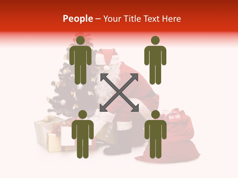 Room Teamwork Humorou PowerPoint Template