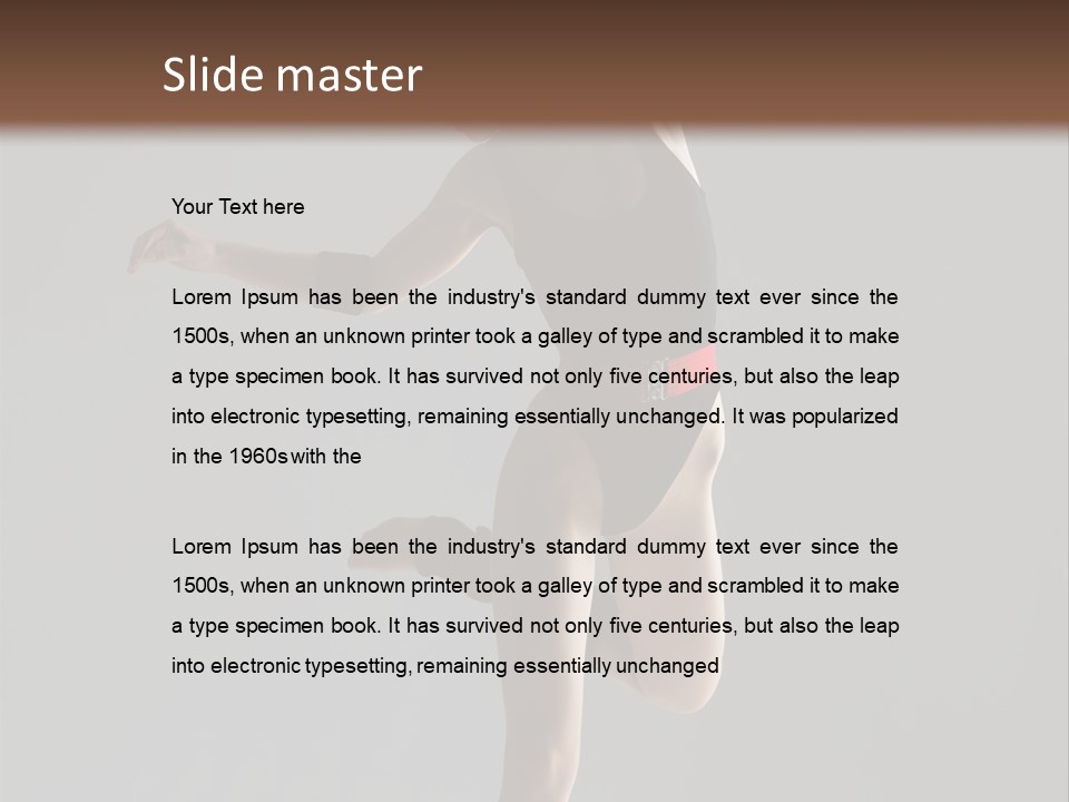 Lovely Pretty Dance PowerPoint Template