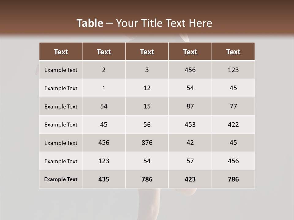 Lovely Pretty Dance PowerPoint Template