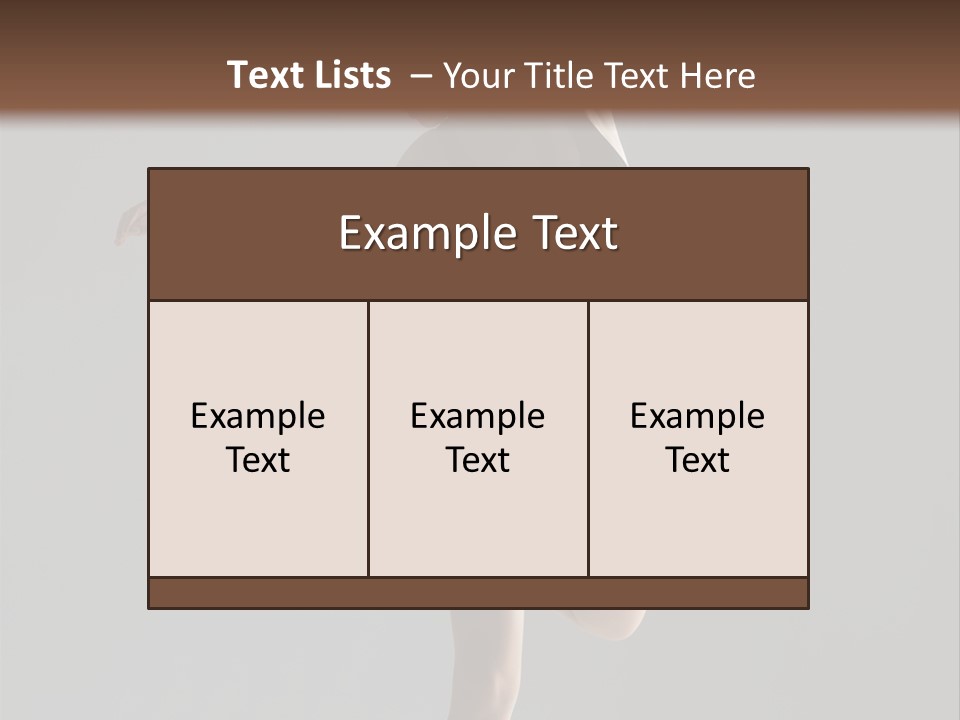 Lovely Pretty Dance PowerPoint Template