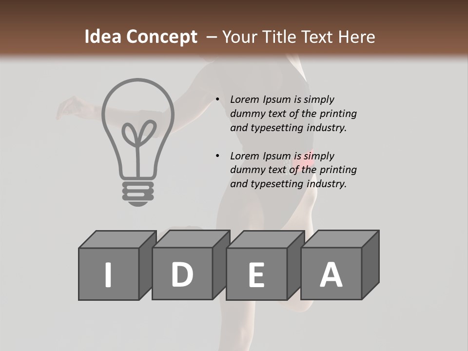 Lovely Pretty Dance PowerPoint Template