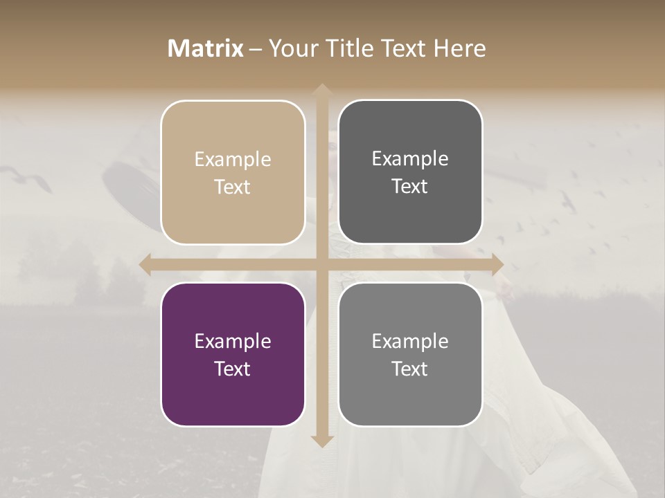 Dress Beautiful Young PowerPoint Template