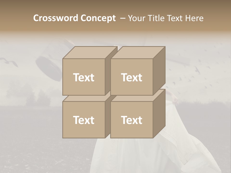 Dress Beautiful Young PowerPoint Template