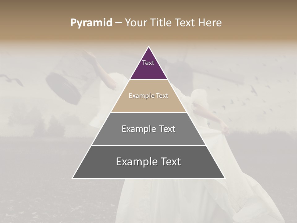 Dress Beautiful Young PowerPoint Template