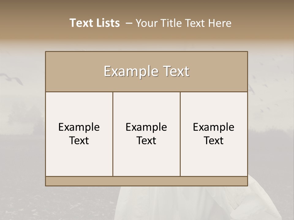 Dress Beautiful Young PowerPoint Template