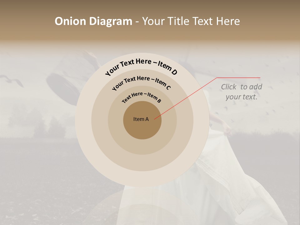 Dress Beautiful Young PowerPoint Template