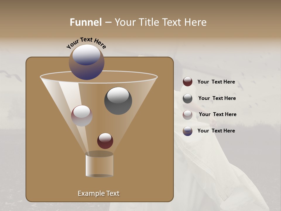 Dress Beautiful Young PowerPoint Template