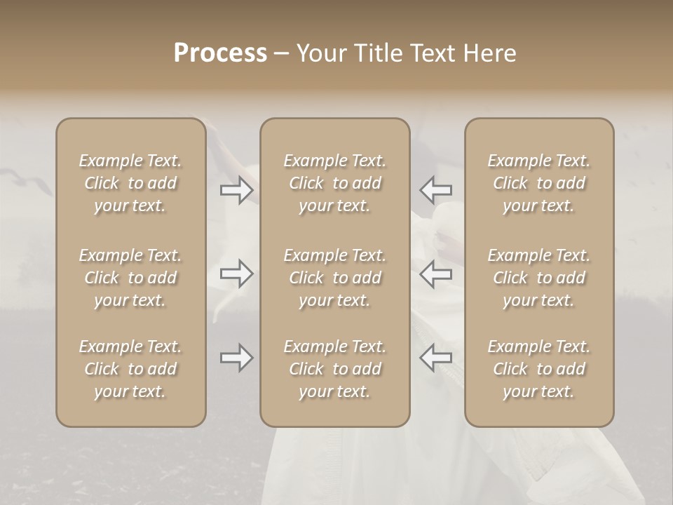Dress Beautiful Young PowerPoint Template