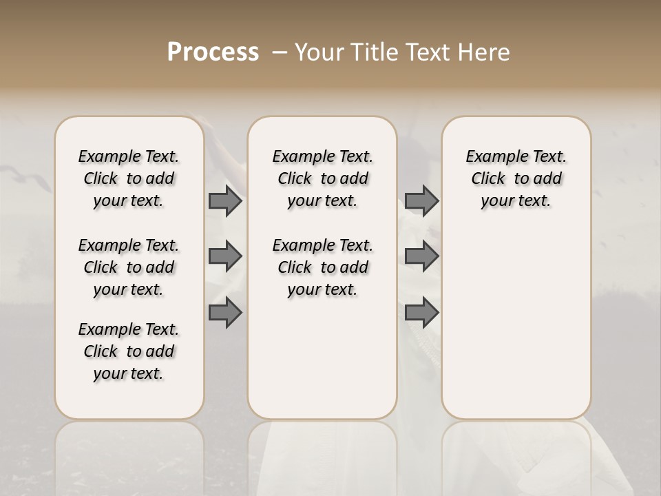 Dress Beautiful Young PowerPoint Template