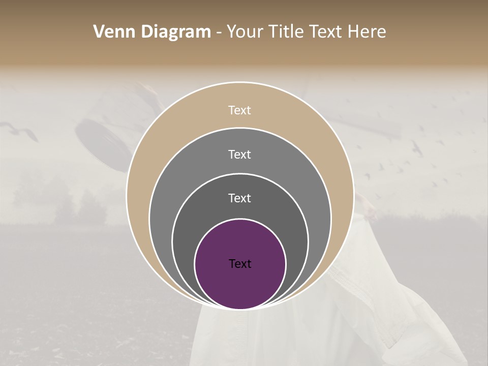 Dress Beautiful Young PowerPoint Template