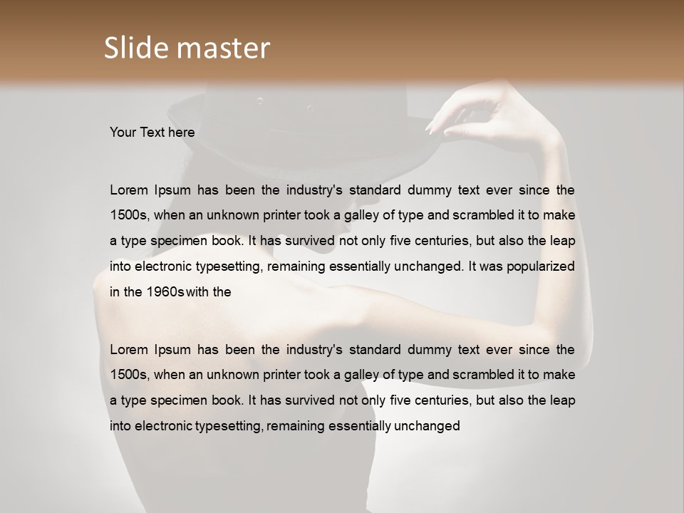 Light Sensuality  PowerPoint Template