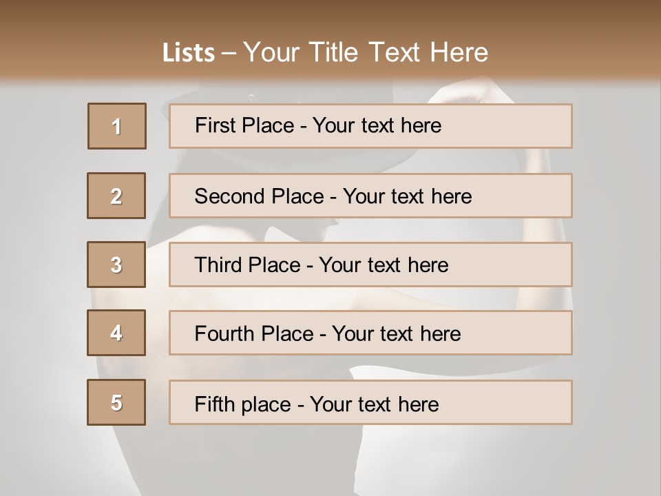 Light Sensuality  PowerPoint Template