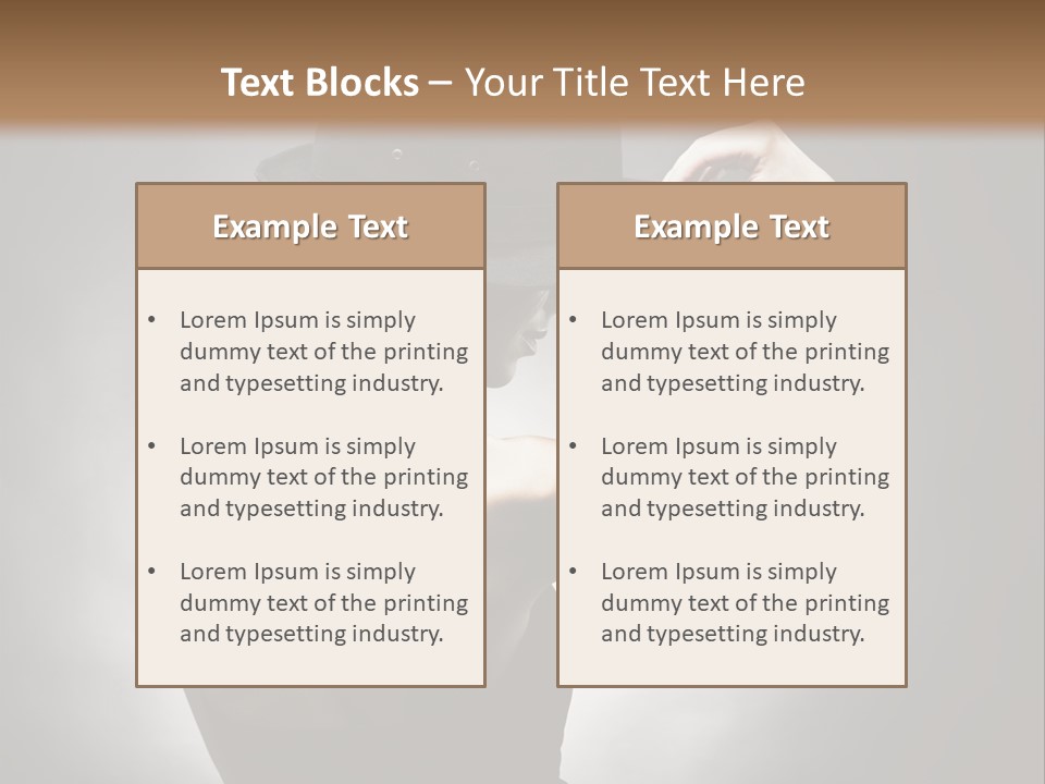 Light Sensuality  PowerPoint Template