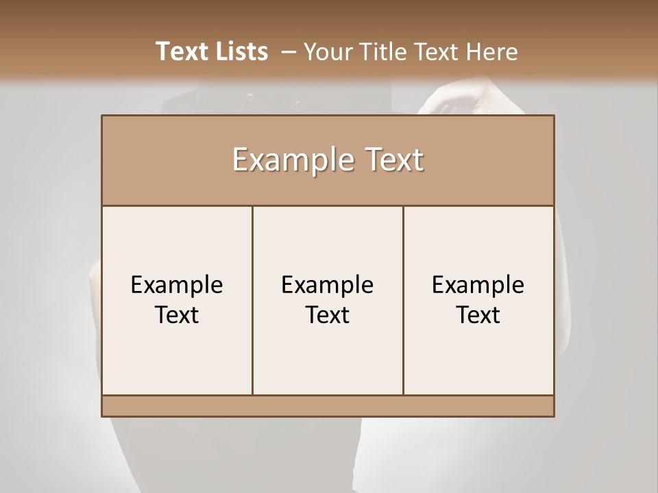 Light Sensuality  PowerPoint Template