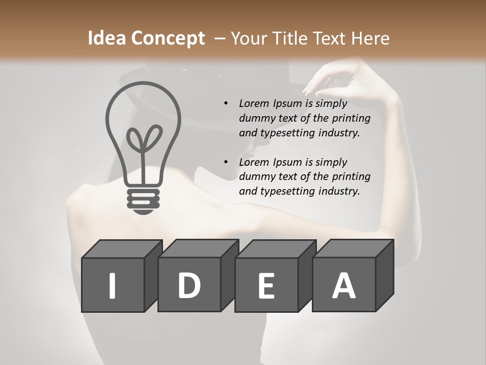 Light Sensuality  PowerPoint Template