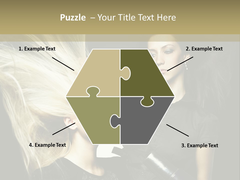 Color Stylist Equipment PowerPoint Template