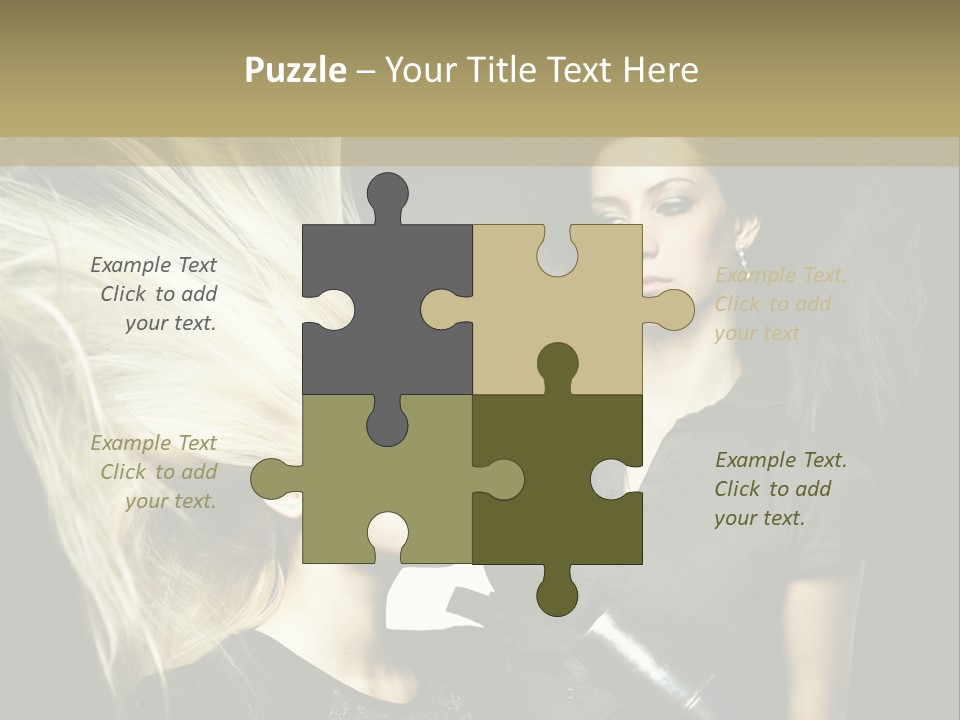 Color Stylist Equipment PowerPoint Template