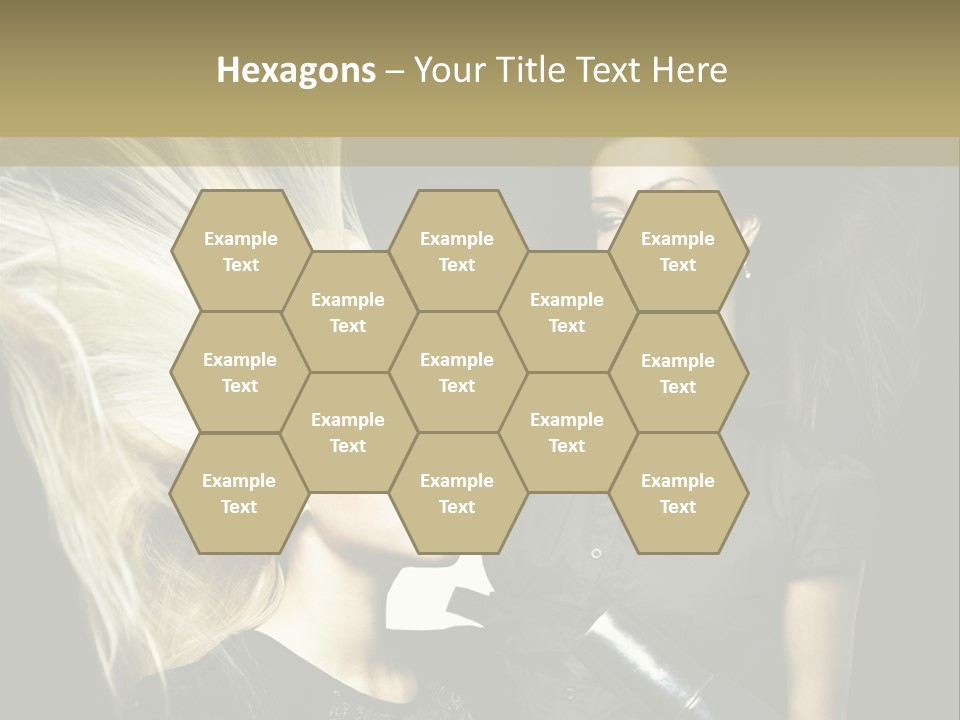Color Stylist Equipment PowerPoint Template