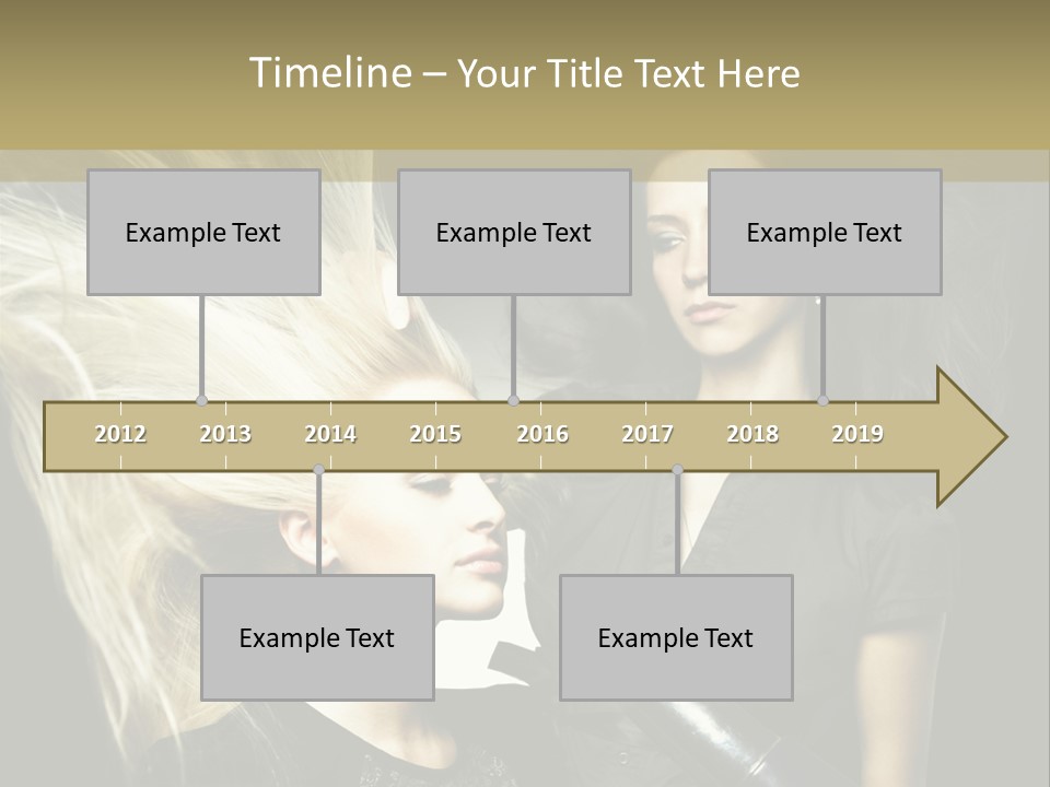 Color Stylist Equipment PowerPoint Template