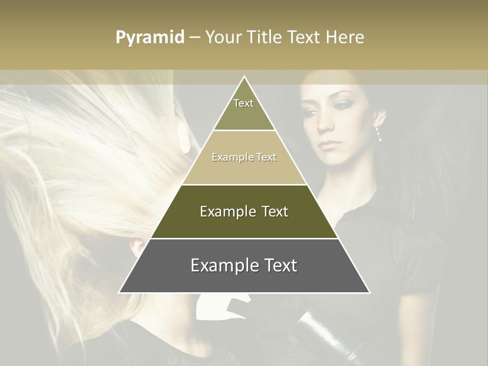 Color Stylist Equipment PowerPoint Template
