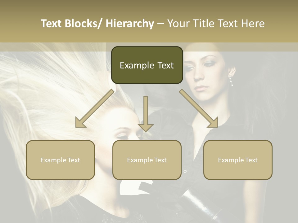Color Stylist Equipment PowerPoint Template