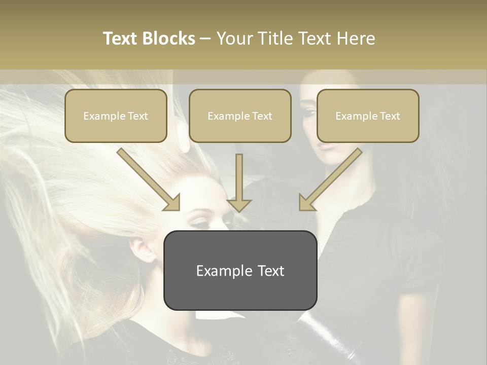 Color Stylist Equipment PowerPoint Template