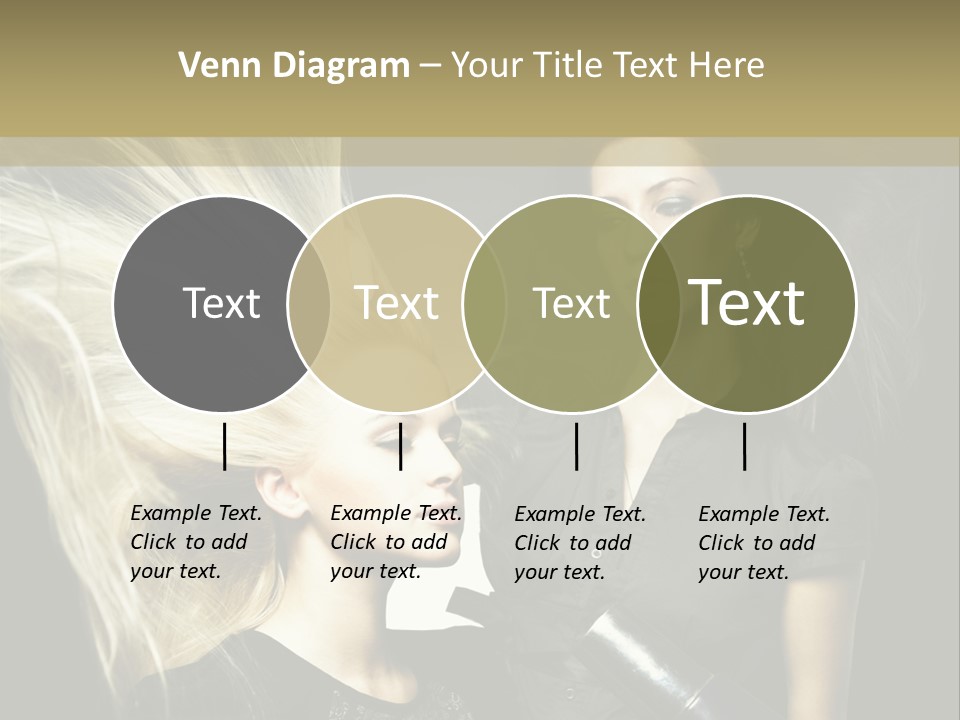 Color Stylist Equipment PowerPoint Template