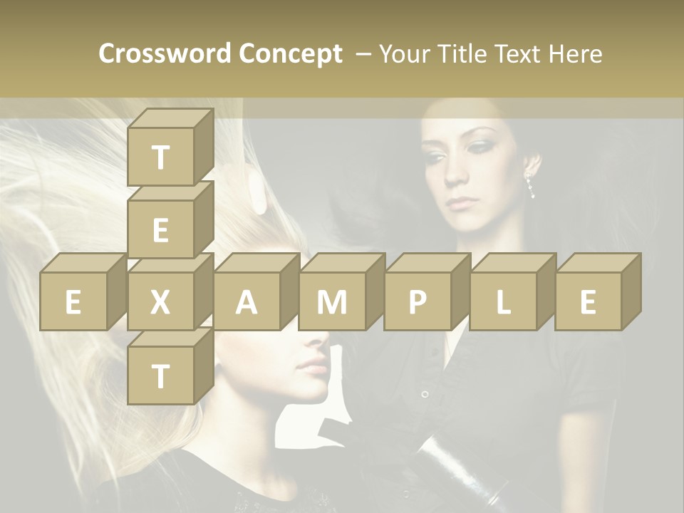 Color Stylist Equipment PowerPoint Template