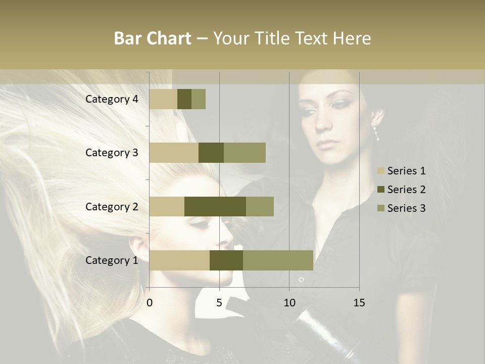 Color Stylist Equipment PowerPoint Template