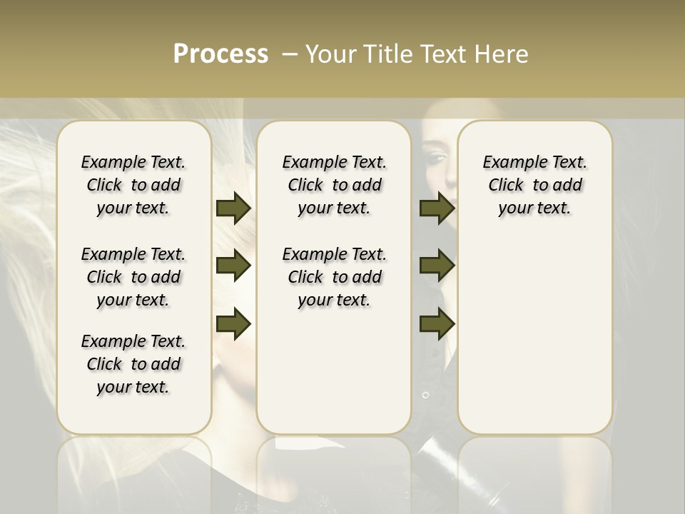 Color Stylist Equipment PowerPoint Template