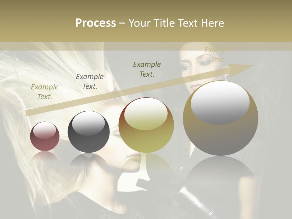 Color Stylist Equipment PowerPoint Template