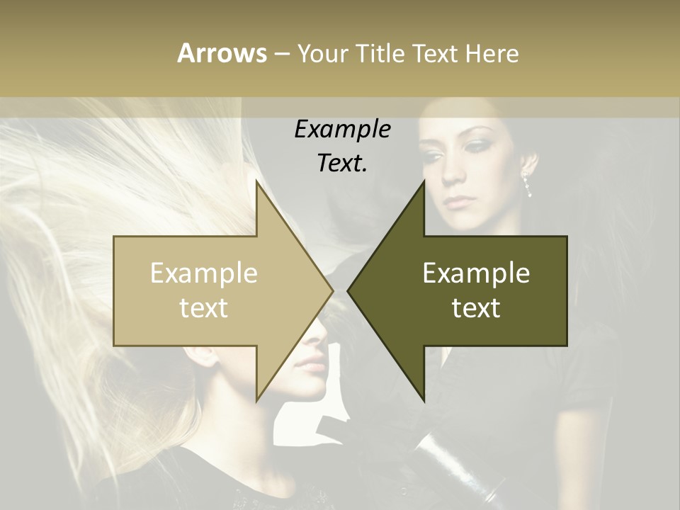 Color Stylist Equipment PowerPoint Template
