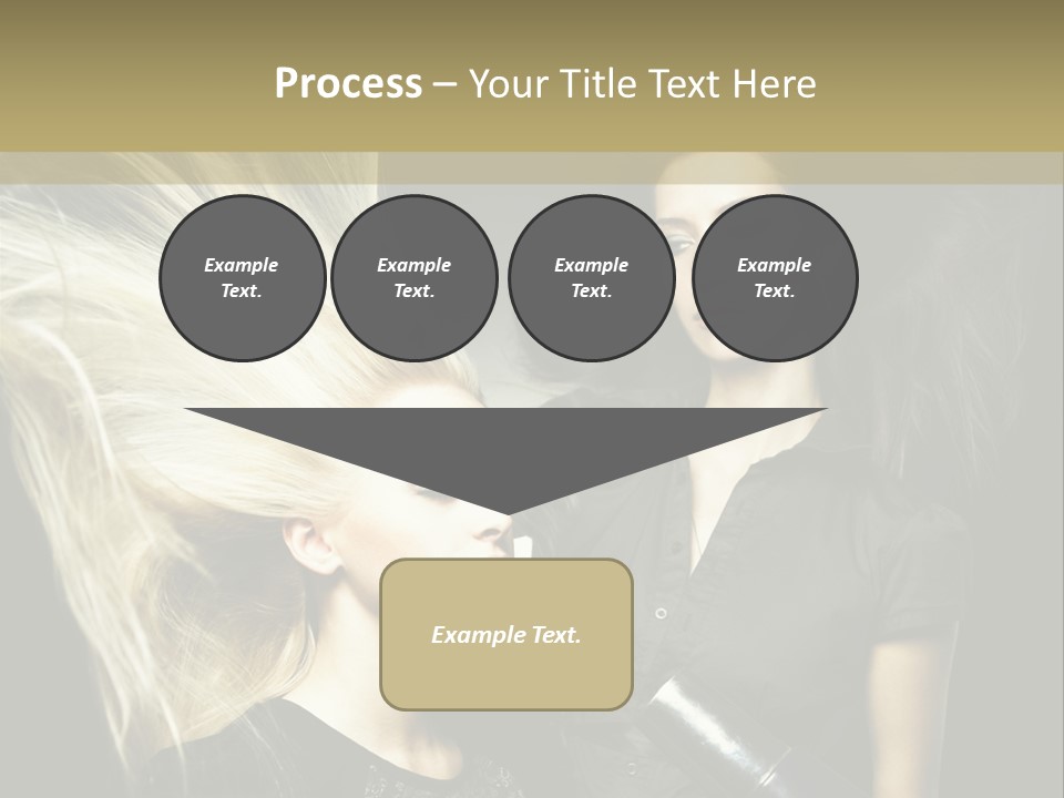 Color Stylist Equipment PowerPoint Template