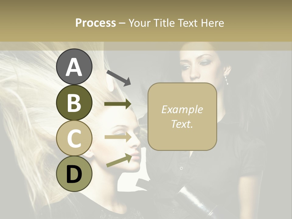 Color Stylist Equipment PowerPoint Template