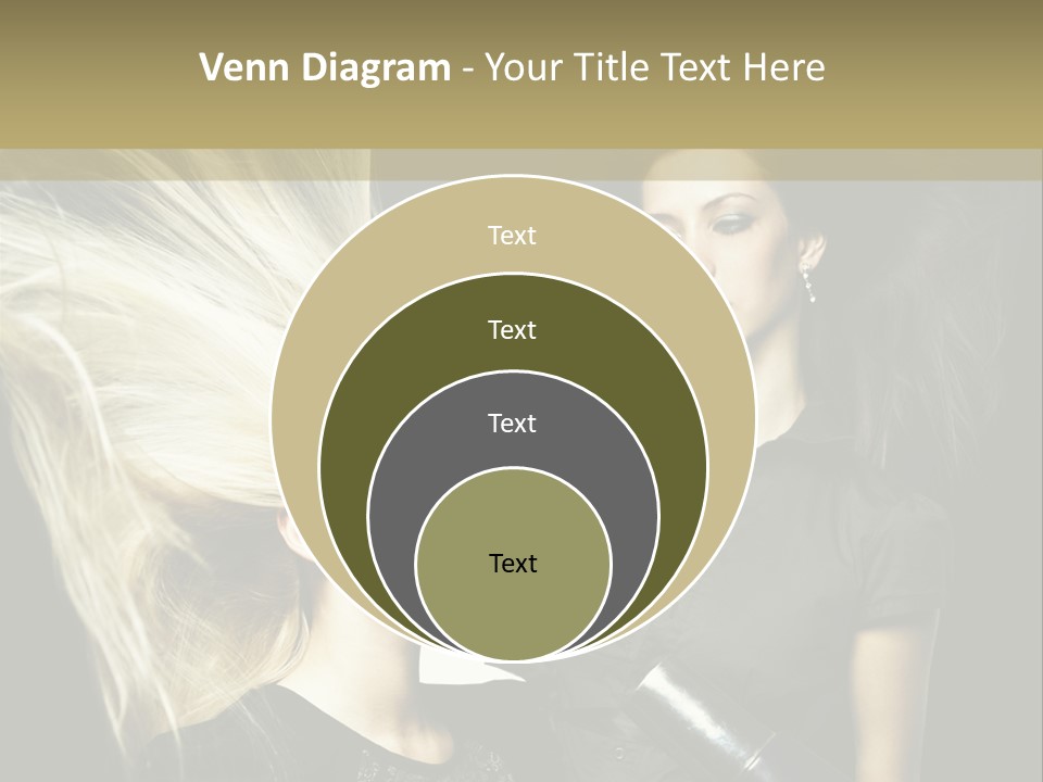 Color Stylist Equipment PowerPoint Template
