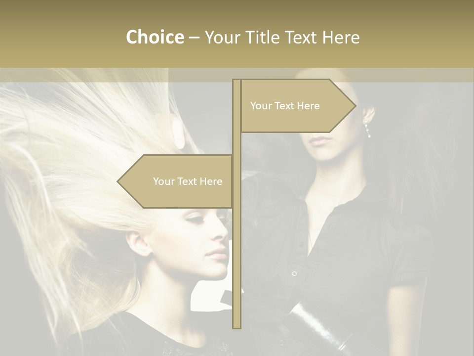 Color Stylist Equipment PowerPoint Template