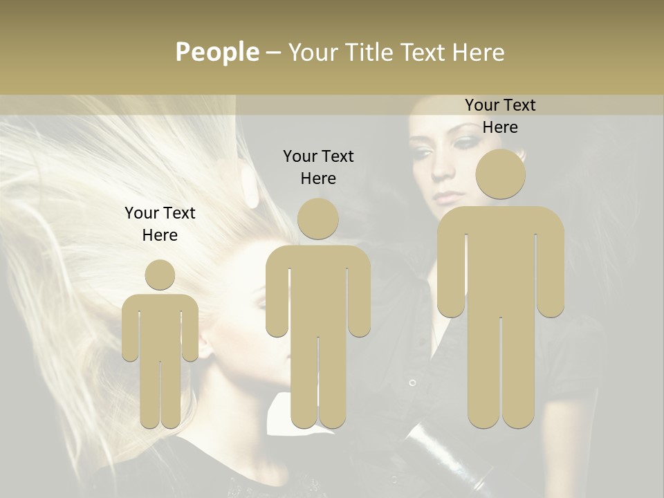 Color Stylist Equipment PowerPoint Template