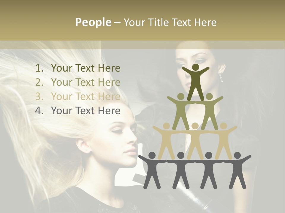 Color Stylist Equipment PowerPoint Template